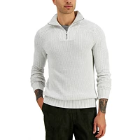 INC International Concepts Mens Matthew Quarter-Zip Sweater Deals
