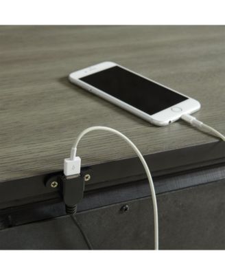 Picket House Furnishings Clovis 3- Drawer Nightstand with USB