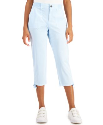 macy's white capri pants