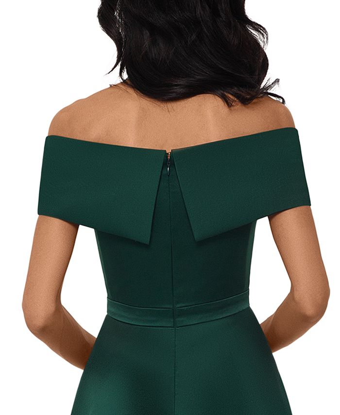 xscape satin gown