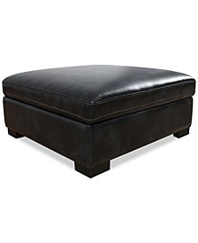 Madilex 36" Beyond Leather Ottoman, Created for Macy's