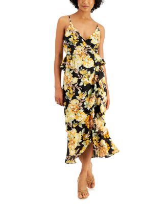 Bardot Floral-Print Midi Dress - Macy's
