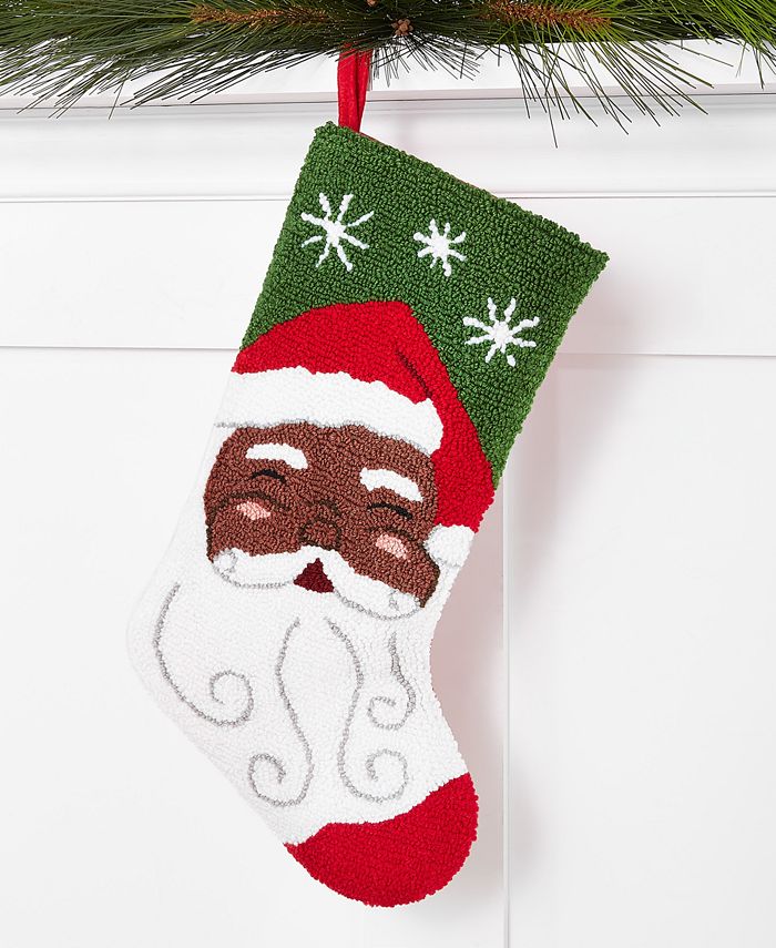 Holiday Lane Santa Stocking, Created for Macy's Macy's