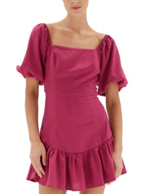 MINKPINK - Freshwater Ruffled Tie-Back Dress