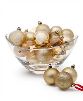 Christmas Cheer Set of 30 Assorted Shatterproof Ball Ornaments