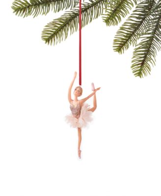 Holiday Lane Ballet Ivory Skirt Ballerina Ornament, Created for Macy's