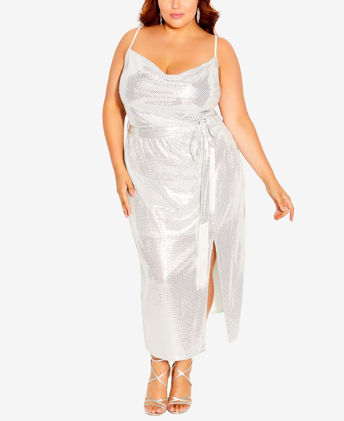 Fugtig Bedrift afvisning City Chic Trendy Plus Size Disco Fever Dress - Macy's