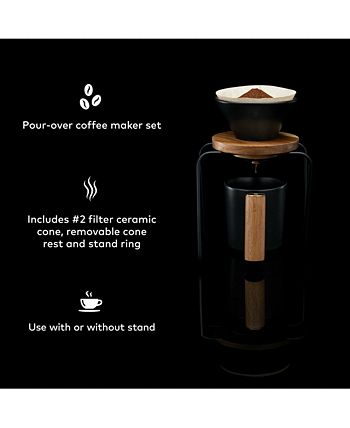 ChefWave - Artisan Series Pour-Over Coffee Maker Set with Stand