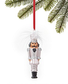 Royal Holiday Glass Nutcracker with Feather Hat Ornament, Created for Macy's