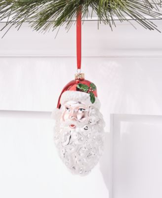 Holiday Lane - Christmas Cheer Large Santa Head Ornament