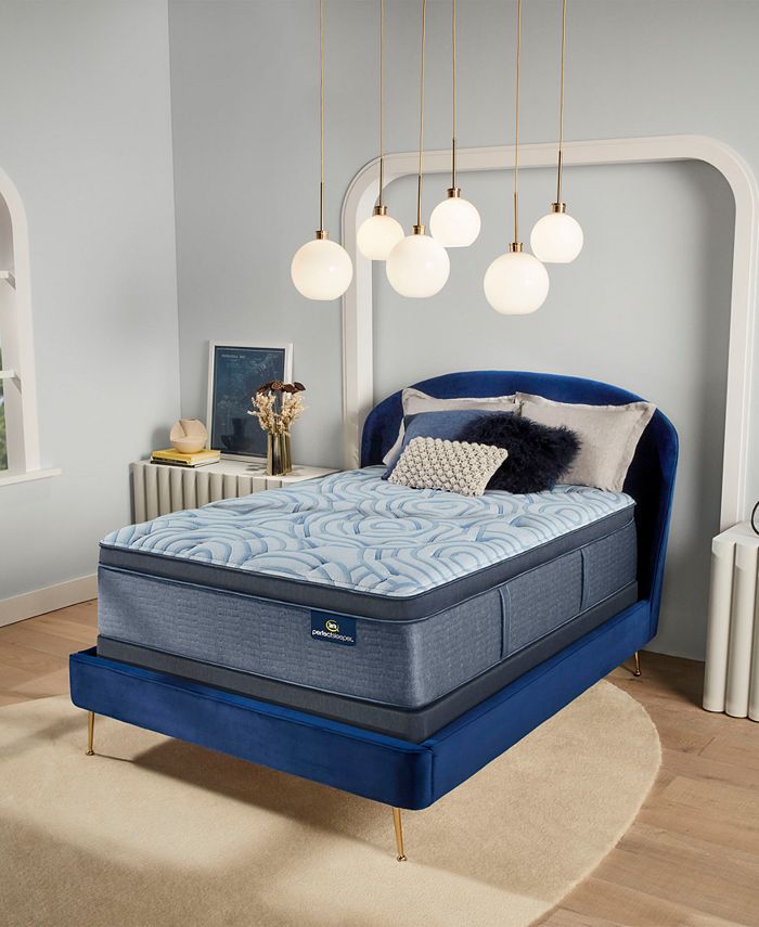 Serta - Perfect Sleeper Luminous Sleep 17.5" Plush Pillow Top Mattress Set- Full
