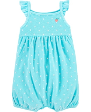 Baby Girls Polka Dot Tank Romper