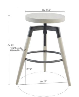 Frazier Adjustable Counter and Barstool