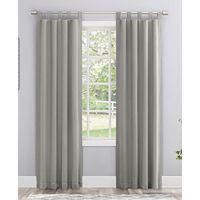  Sun Zero Preston Blackout Tab Top Curtain Panel (63L x 40W Inch, Silver-Tone Gray)