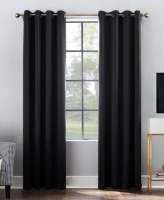 Oslo Theater Grade Extreme 100% Blackout Grommet Curtain Panel, 52" x 108