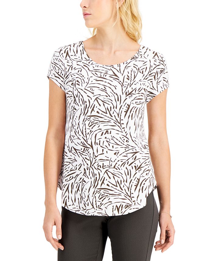 Alfani Printed T Shirt Created For Macys Macys 