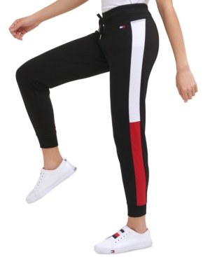 Tommy Hilfiger Sport Women's Flag Color Block Terry Jogger