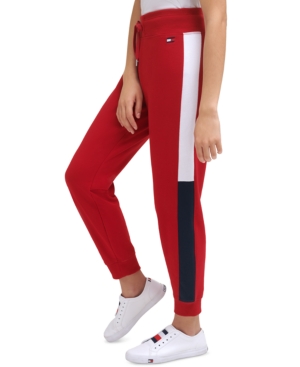 Tommy Hilfiger Sport Women's Flag Color Block Terry Jogger
