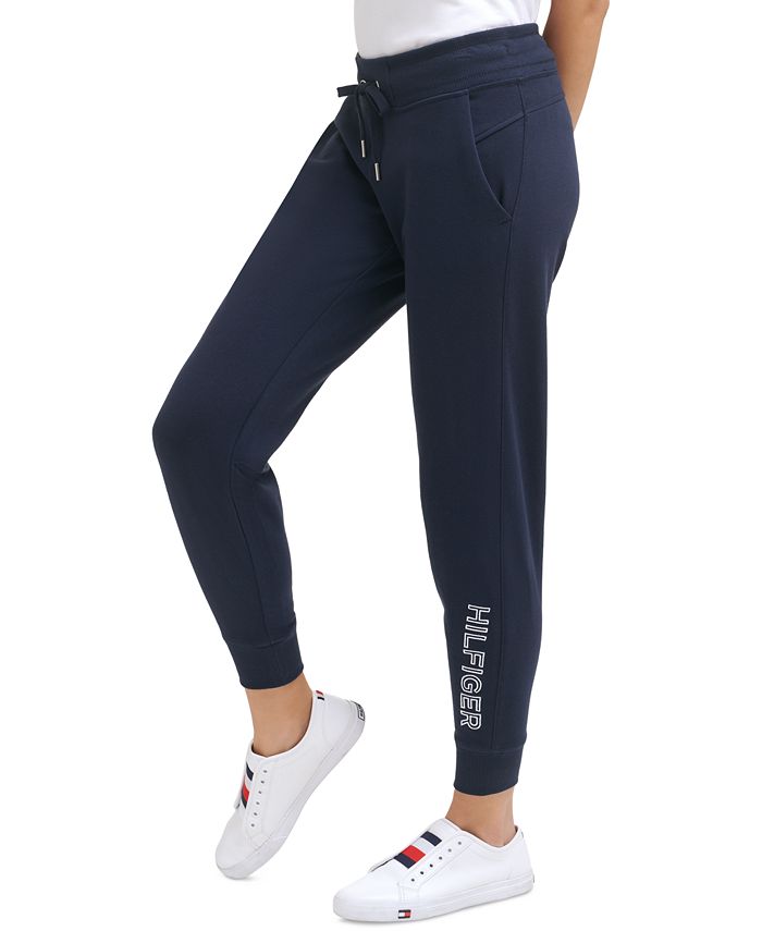 Tommy Hilfiger Embroidered-Logo Smooth Knit Jogger Pants Reviews - & Pants - Juniors -