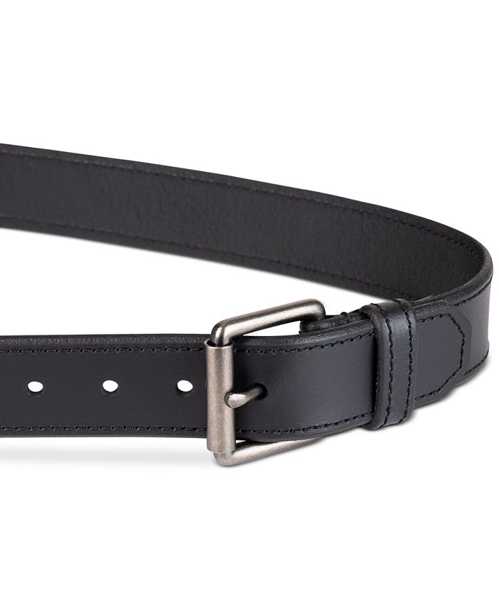 Levi's Men's Beveled-Edge Leather Belt - Macy's