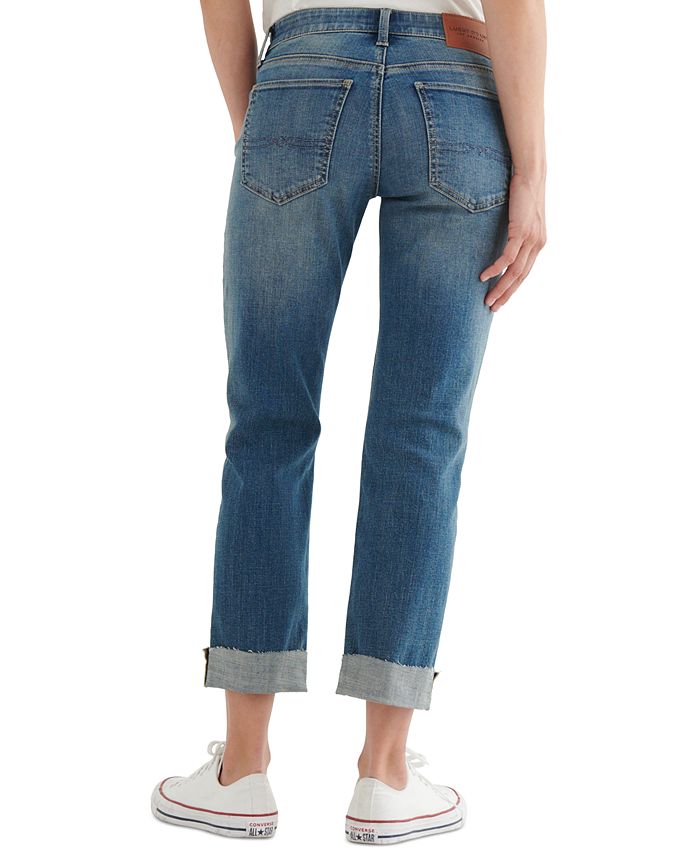 Lucky Brand Sweet Straight-Leg Cropped Cuffed Jeans & Reviews - Jeans ...