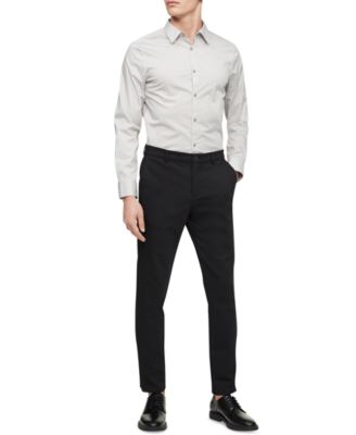 Calvin Klein - Men's Stretch Cross-Print Shirt