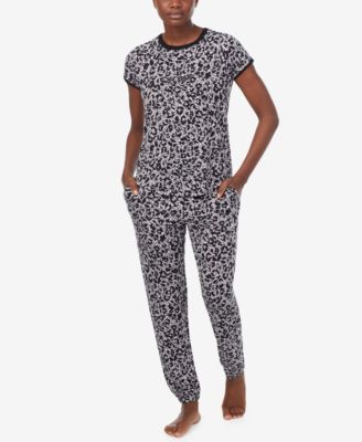 DKNY - Printed T-Shirt & Jogger Pants Pajama Set