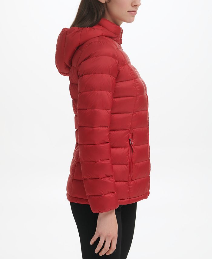 Charter Club Women's Packable Hooded Down Puffer Coat, Created for Macy