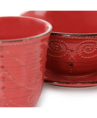 Rustic Birch 16 Pc. Dinnerware Set, Service for 4