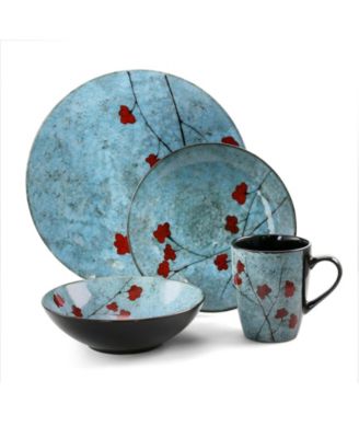 Floral Accents 16 Pc. Dinnerware Set, Service for 4
