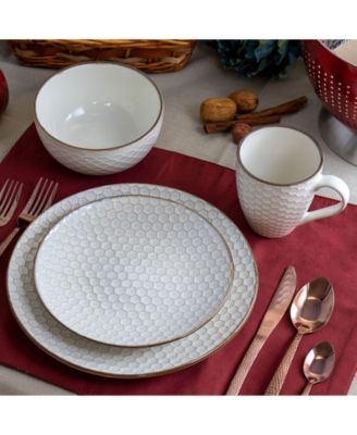 Honey 16 Pc. Dinnerware Set, Service for 4