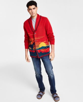 macys mens cardigan sweater