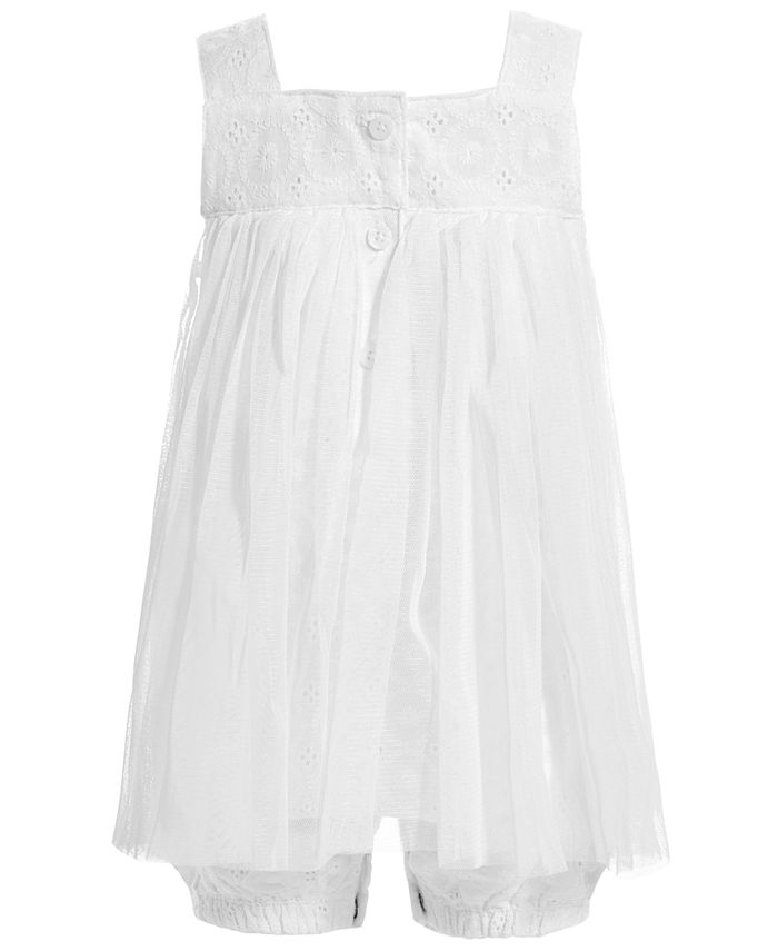 First Impressions Baby Girls Eyelet Romper, Created for Macy's Macy's