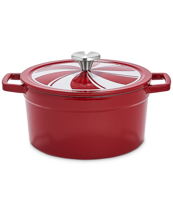 Martha Stewart Collection 4Qt. Peppermint Dutch Oven, Created for Macy