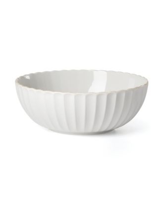 French Perle Scallop Serving Bowl - Macy's