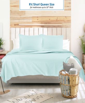 Premier 1800 Series Deep Pocket Bed 4 Piece Sheet Set, RV Queen