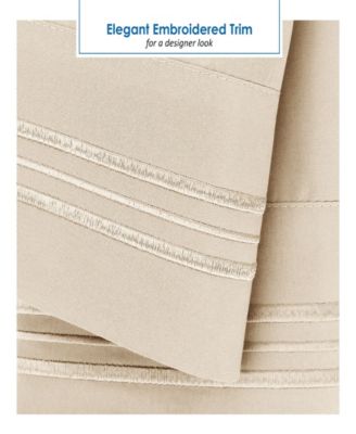 Premier 1800 Series Deep Pocket Bed 4 Piece Sheet Set, RV Queen
