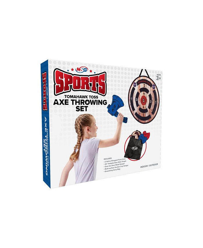 NSG Sports Tomahawk Toss Axe Throwing Set, 6 Pieces Macy's
