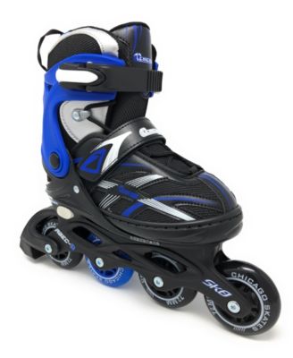 Boys Adjustable Inline Skates - Size M (J13-4)