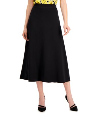 macy's black maxi skirt