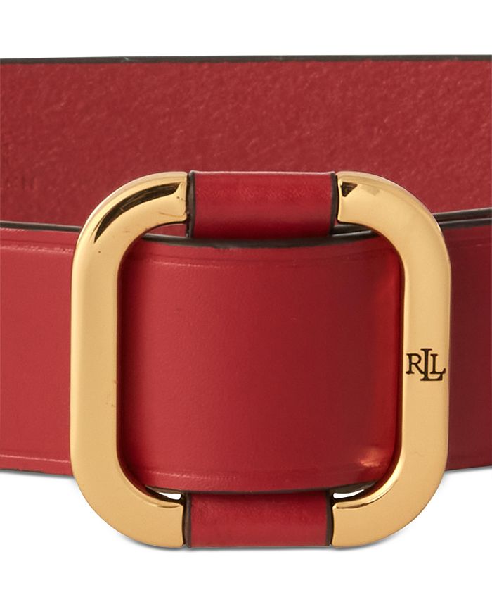 Lauren Ralph Lauren SlideBuckle Leather Belt Macy's