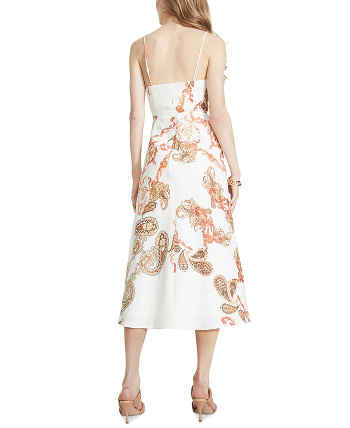 Bardot Paisley Broderie Midi Belted Dress