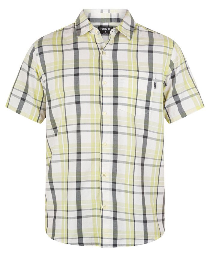 Hurley Men's Organic Plaid Shirt Macy's