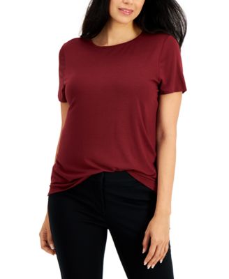 Alfani - Petite Solid Top, Created for Macy's