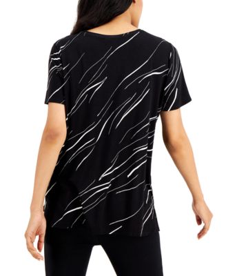 KENAIJING Men's Patchwork Short Sleeve T-Shirt – Japanese Style Lightweight Casual Summer Shirt - View #5