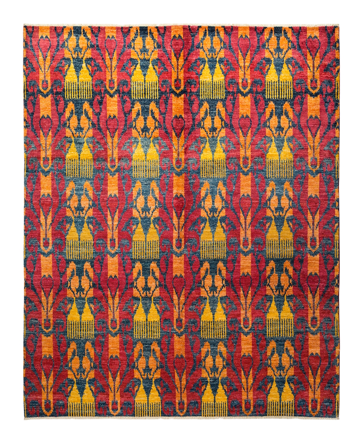 Adorn Hand Woven Rugs Modern M1625 8' x 9'10in Area Rug - Red