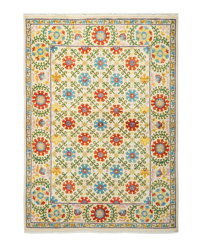 ADORN HAND WOVEN RUGS Suzani M1759 4'1" x 5'9" Area Rug & Reviews