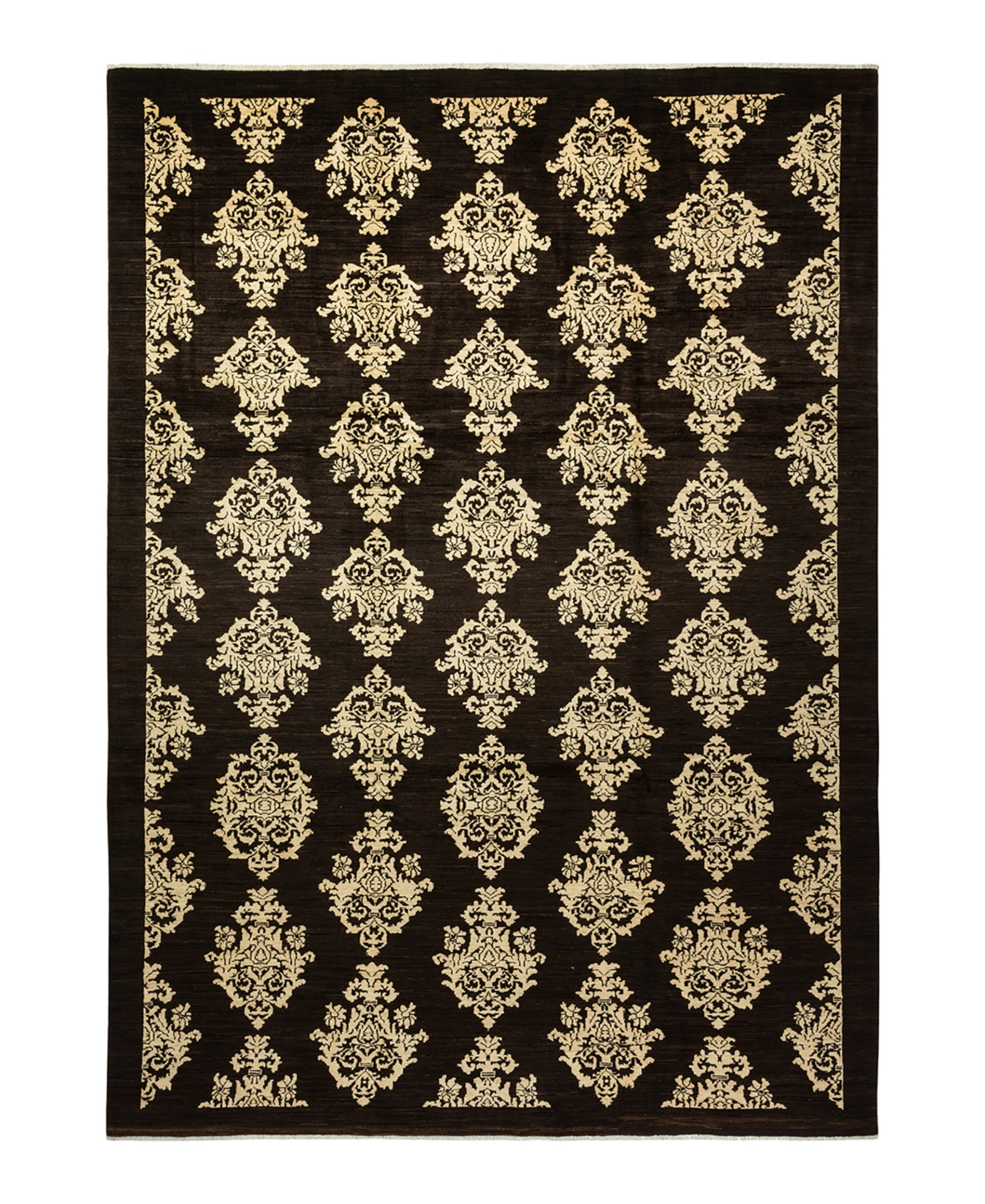 Closeout! Adorn Hand Woven Rugs Eclectic M1800 9' x 12'4in Rectangle Area Rug - Brown