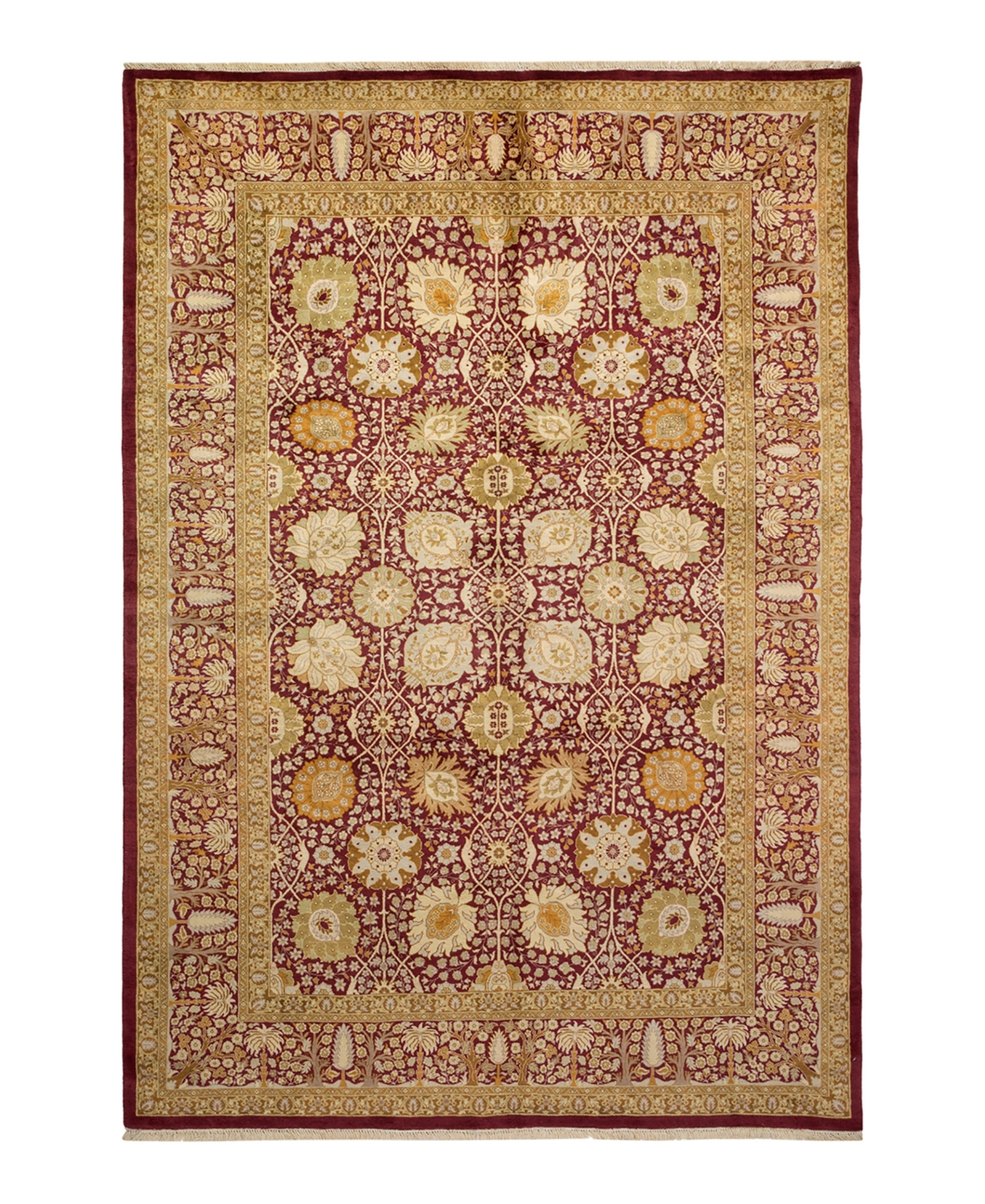Closeout! Adorn Hand Woven Rugs Mogul M1226 6'2in x 9' Rectangle Area Rug - Red