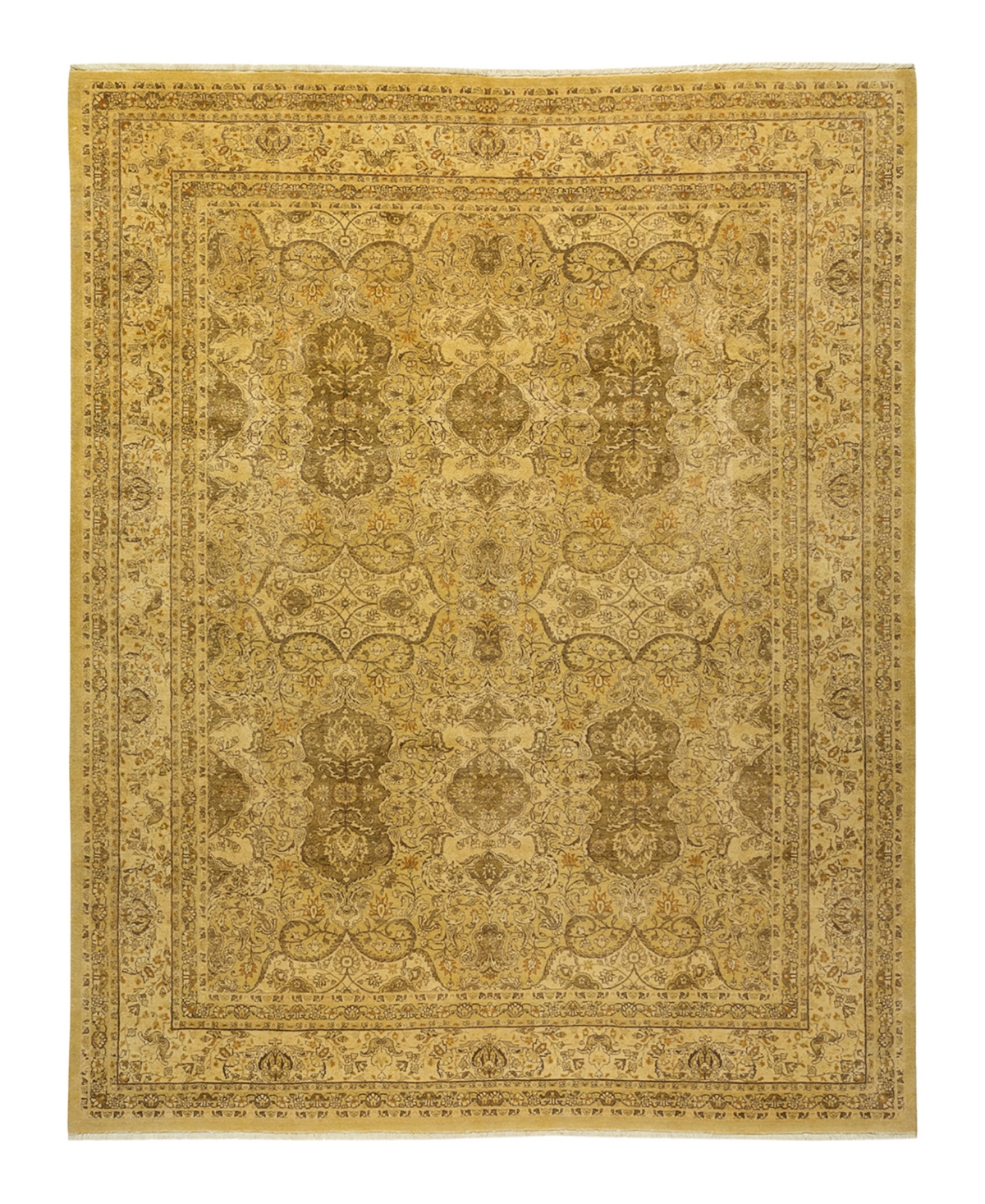 Closeout! Adorn Hand Woven Rugs Mogul M1429 8'1in x 10'1in Rectangle Area Rug - Gold-Tone